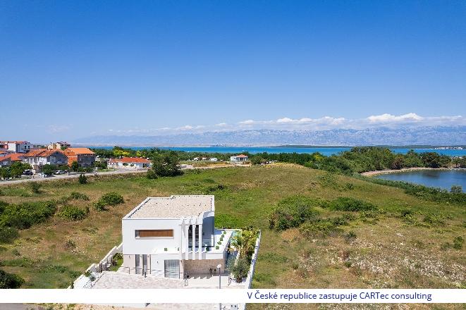 NIN - Prodej krásné luxusní vily s výhledem na moře - 100 m od pláže