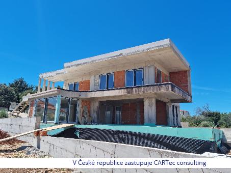 NIN - Prodej novostavby luxusního domu - 100 m od moře