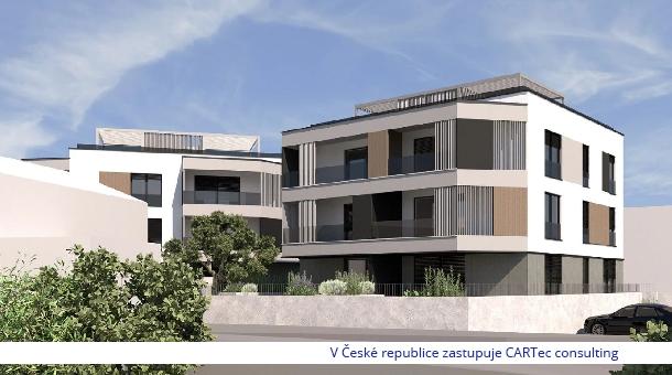 ZADAR / DIKLO - Prodej bytu v přízemí novostavby s terasou a zahradou - 150 m od moře