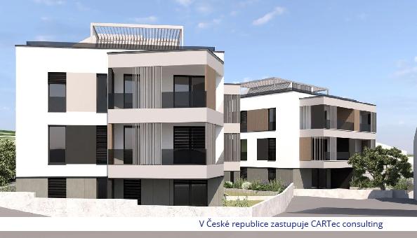 ZADAR / DIKLO - Prodej bytu v novostavbě 96,97 m2 ve 2. patře s velkou terasou - jen 250 m od moře!!