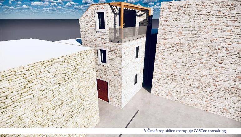 Diklo - Kamenný dům k rekonstrukci - 50 m od moře 